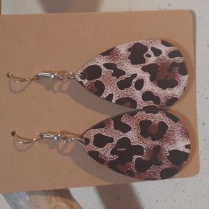 Leopard Print Earrings